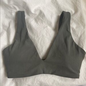 Oner Active Softmotion Scoop back bralette in Alpine Green